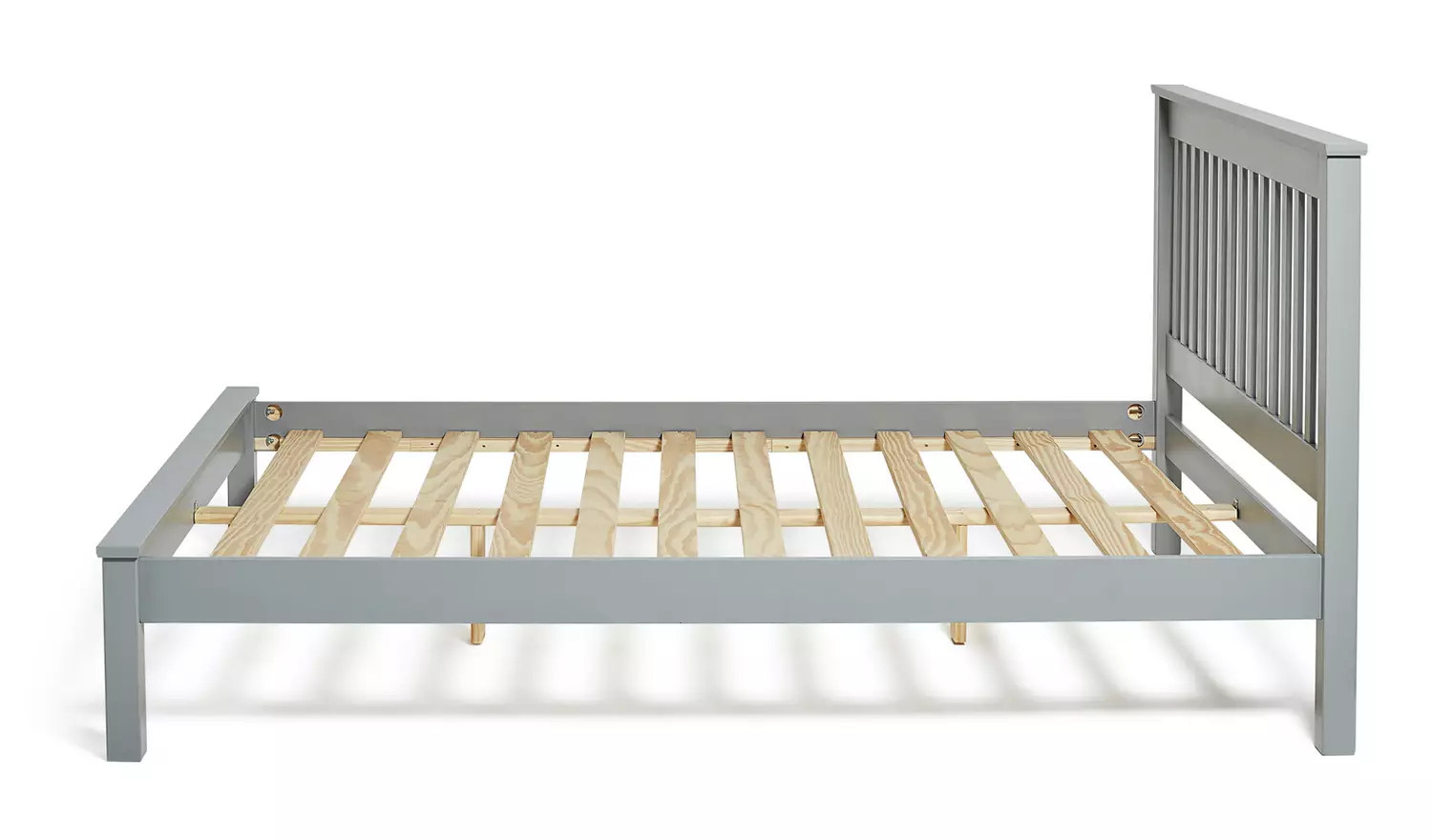 Argos Home Aspley Kingsize Wooden Bed Frame - Grey