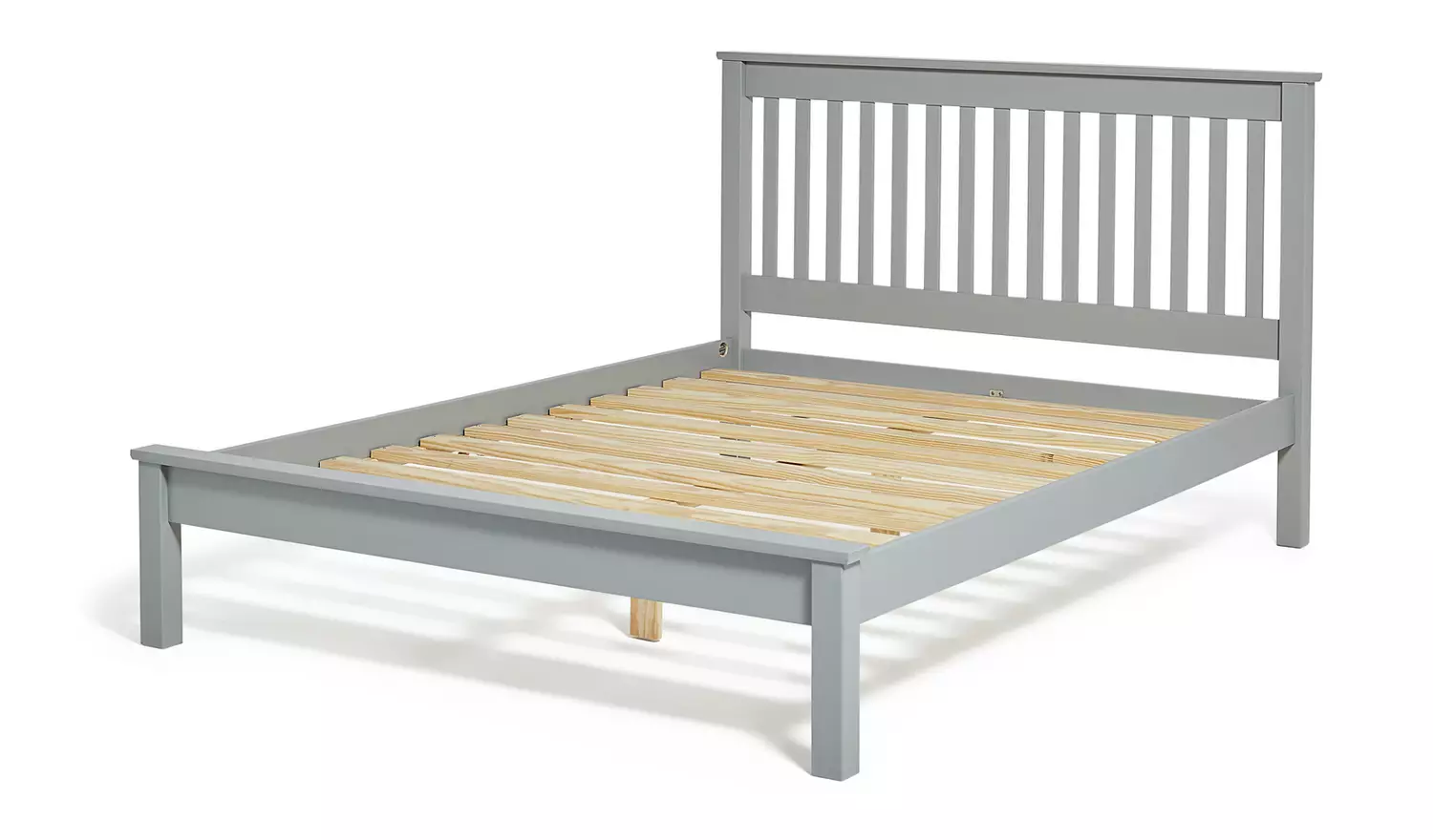 Argos Home Aspley Kingsize Wooden Bed Frame - Grey