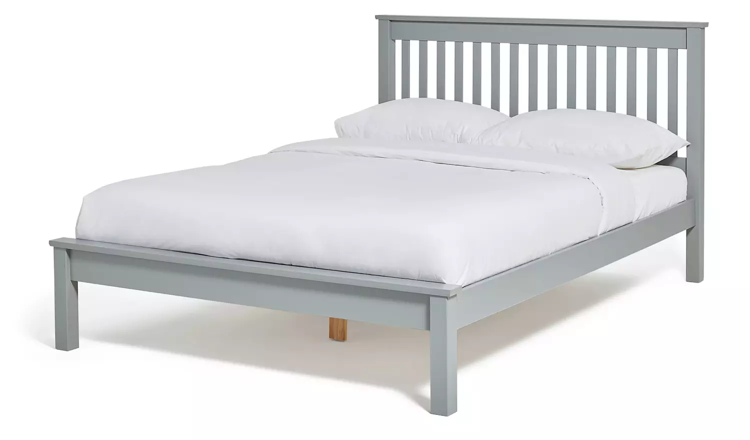 Argos Home Aspley Small Double Wooden Bed Frame - Grey