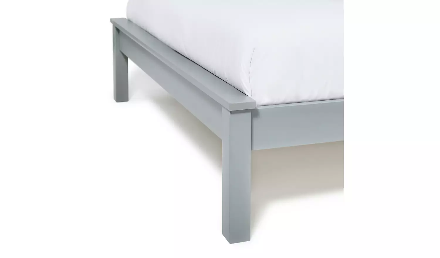 Argos Home Aspley Small Double Wooden Bed Frame - Grey