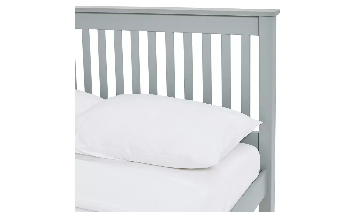 Argos Home Aspley Small Double Wooden Bed Frame - Grey