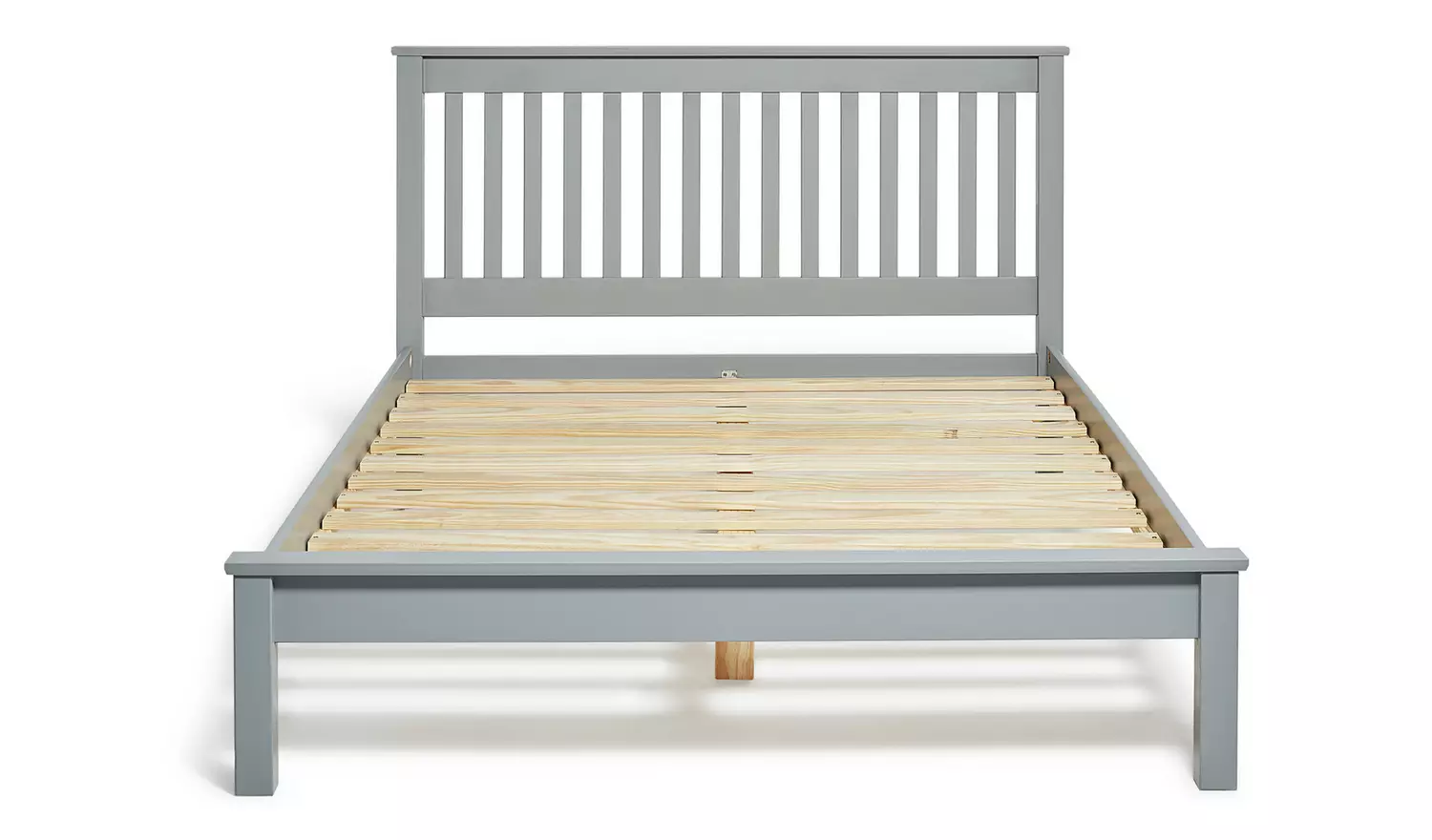 Argos Home Aspley Double Wooden Bed Frame - Grey