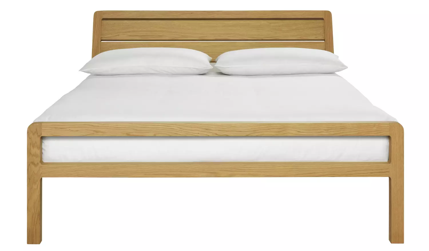 Habitat Radius Kingsize Wooden Bed Frame - Oak