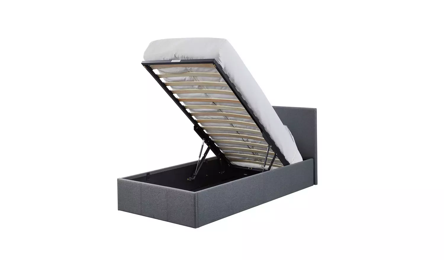 Argos Home Heathdon Single End Lift Ottoman Bed - Grey