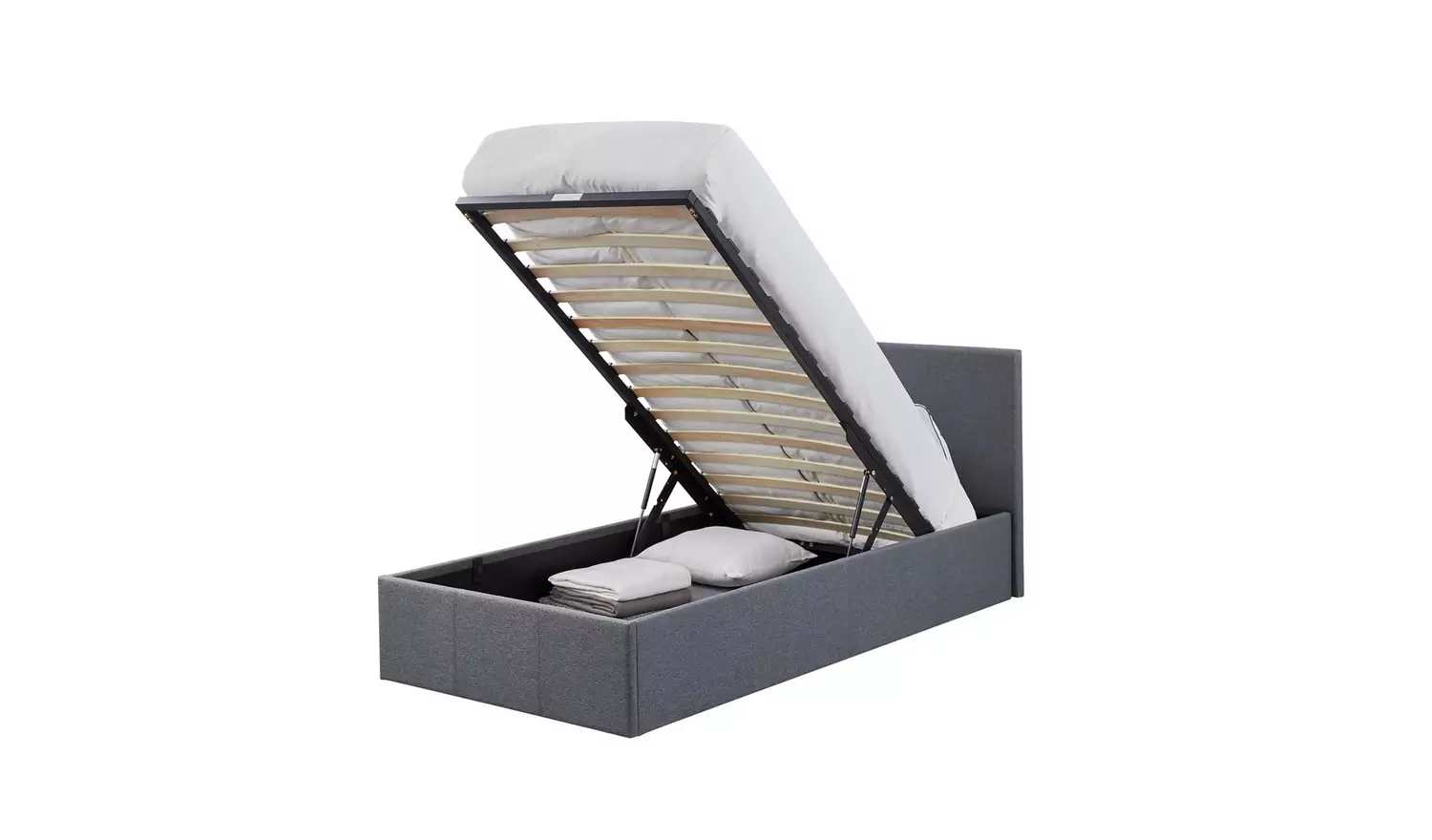 Argos Home Heathdon Single End Lift Ottoman Bed - Grey