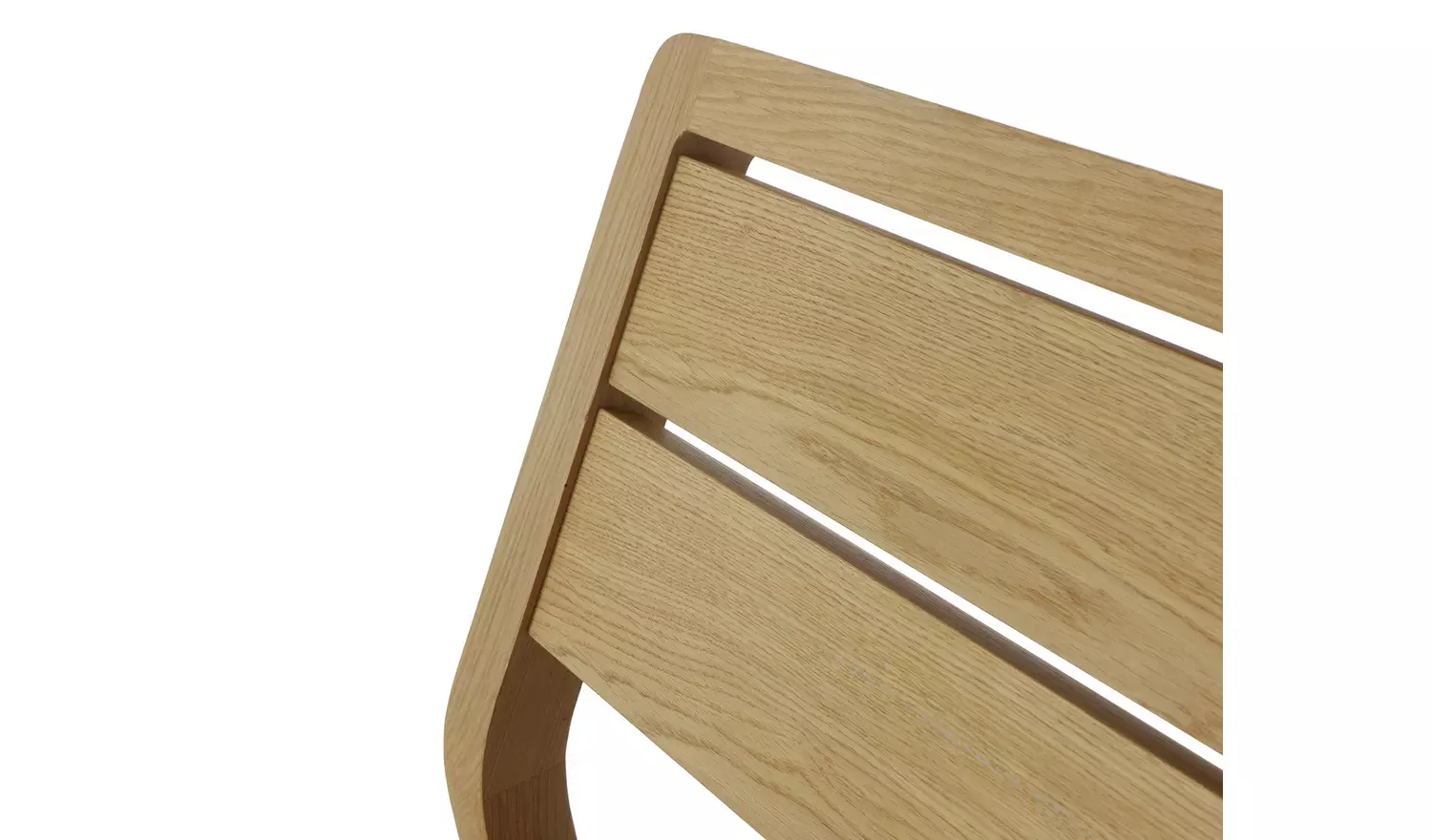 Habitat Radius Single Wooden Bed Frame - Oak