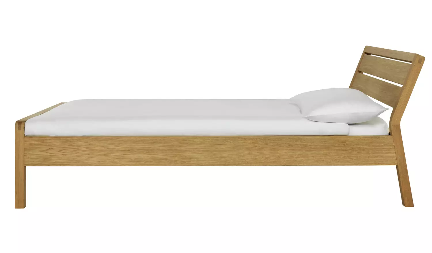 Habitat Radius Single Wooden Bed Frame - Oak