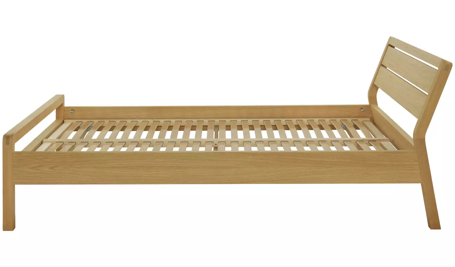 Habitat Radius Double Wooden Bed Frame - Oak