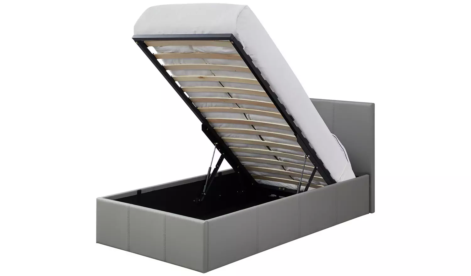 Argos Home Lavendon Single End Open Ottoman Bed Frame - Grey