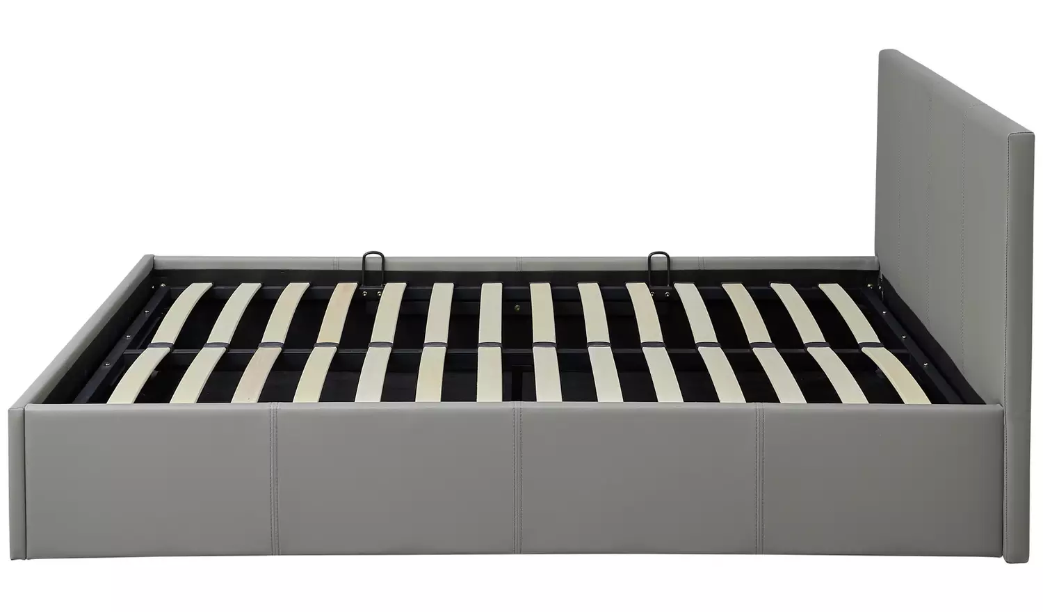 Argos Home Lavendon Small Double Side Open Ottoman Bed- Grey