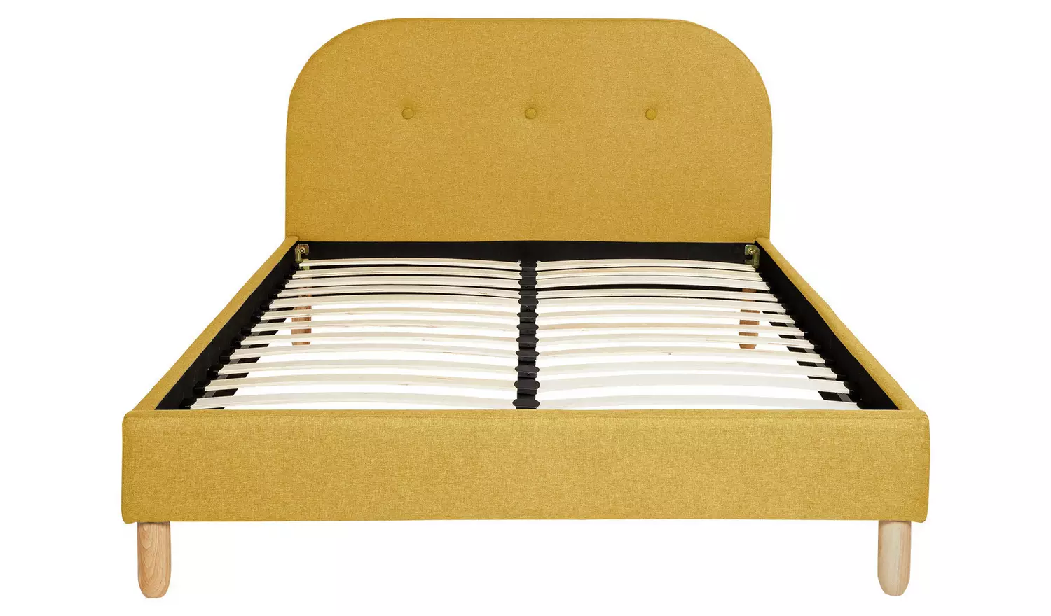 Habitat Elin Double Fabric Bed Frame - Mustard