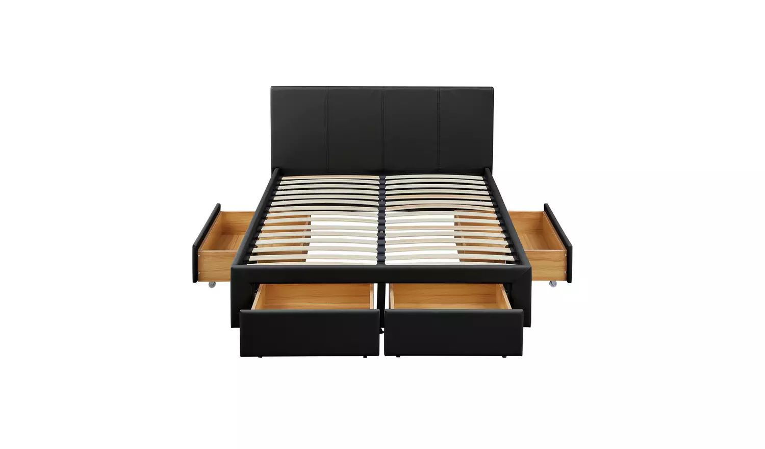 Argos Home Lavendon 4 Drawer Double Bed Frame - Black