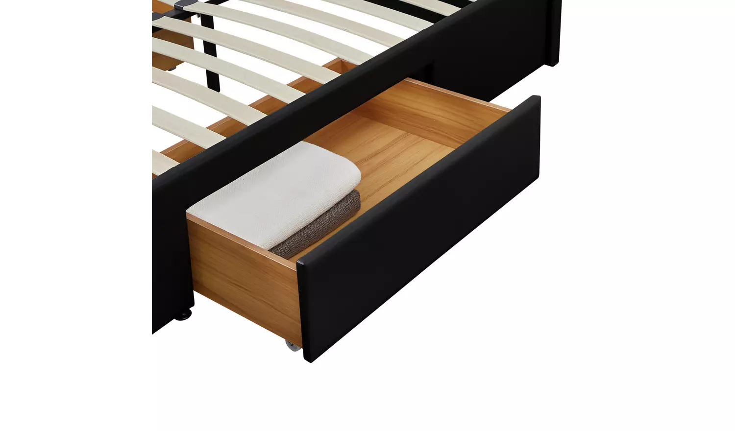 Argos Home Lavendon 4 Drawer Double Bed Frame - Black