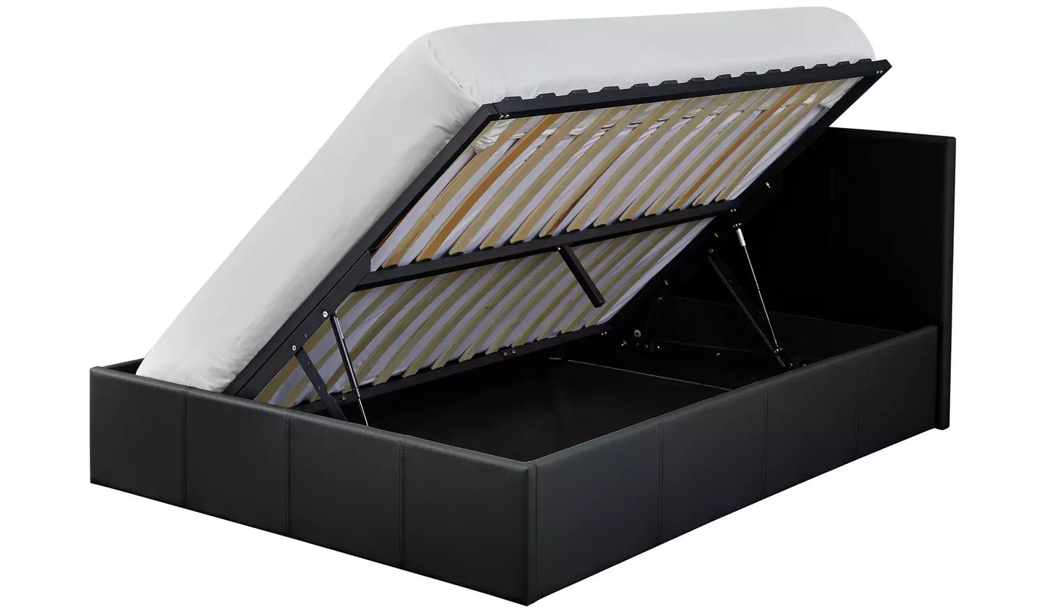 Argos Home Lavendon Double Side Open Ottoman Bed Frame-Black