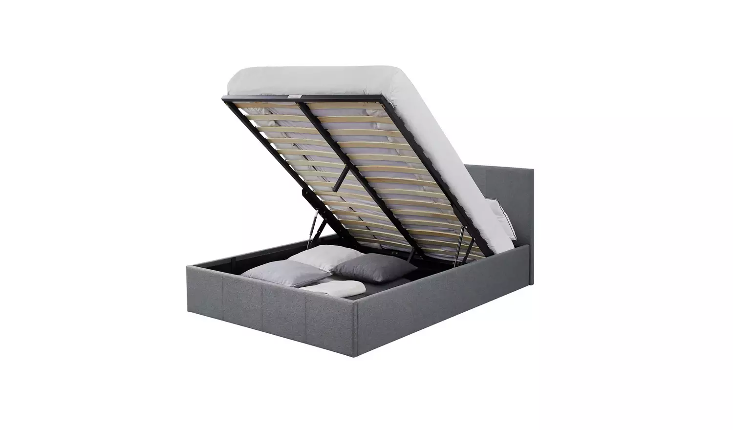 Argos Home Heathdon Small Double End Lift Ottoman Bed - Grey