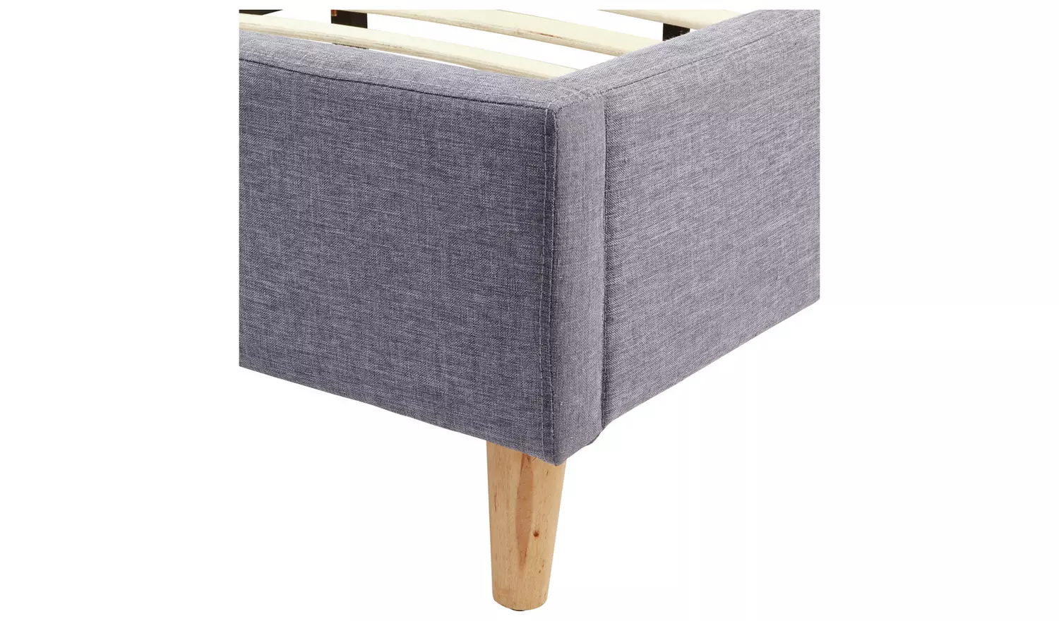 Argos Home Condor Double Fabric Bed Frame - Grey