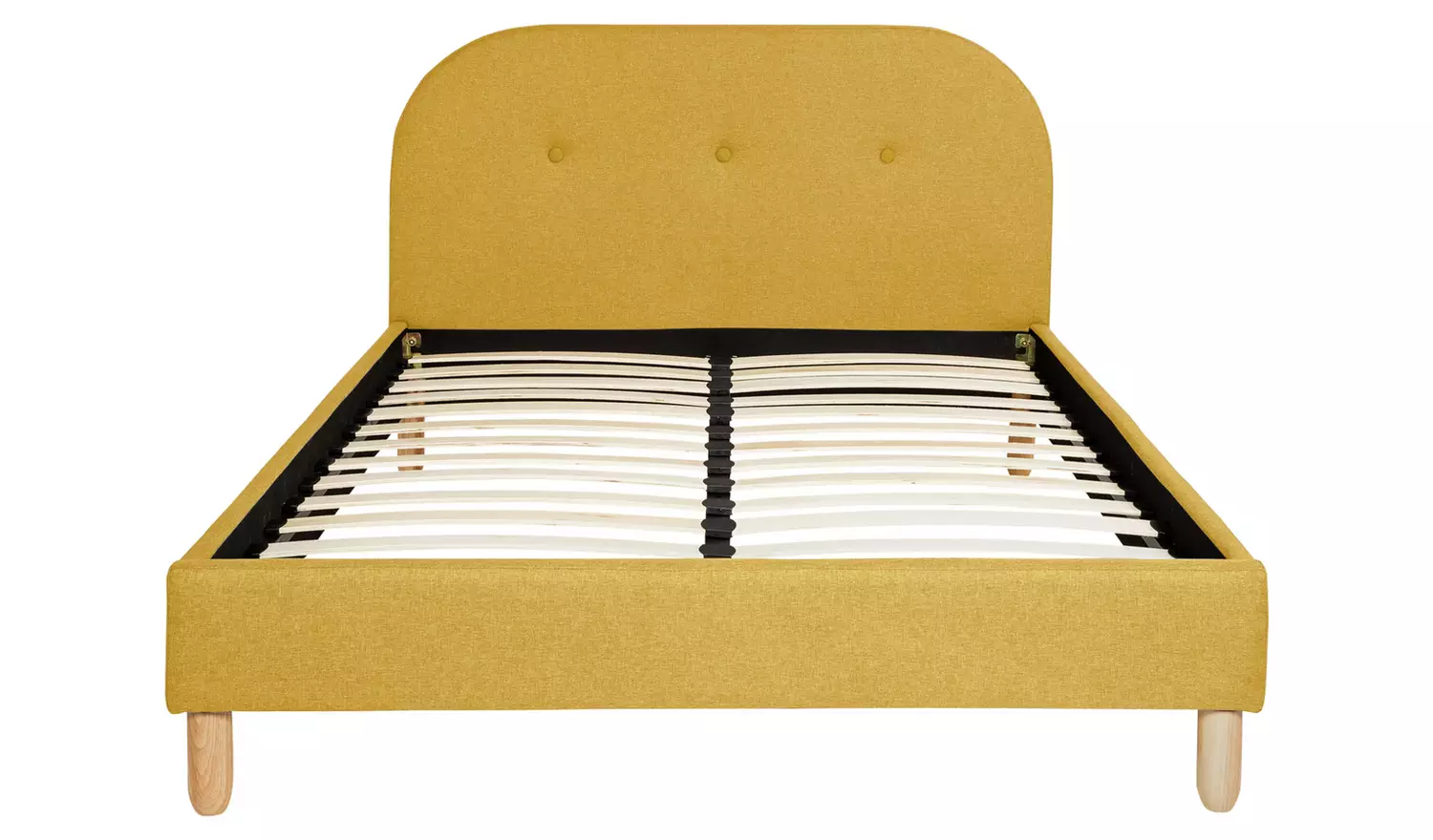 Habitat Elin Small Double Fabric Bed Frame - Yellow