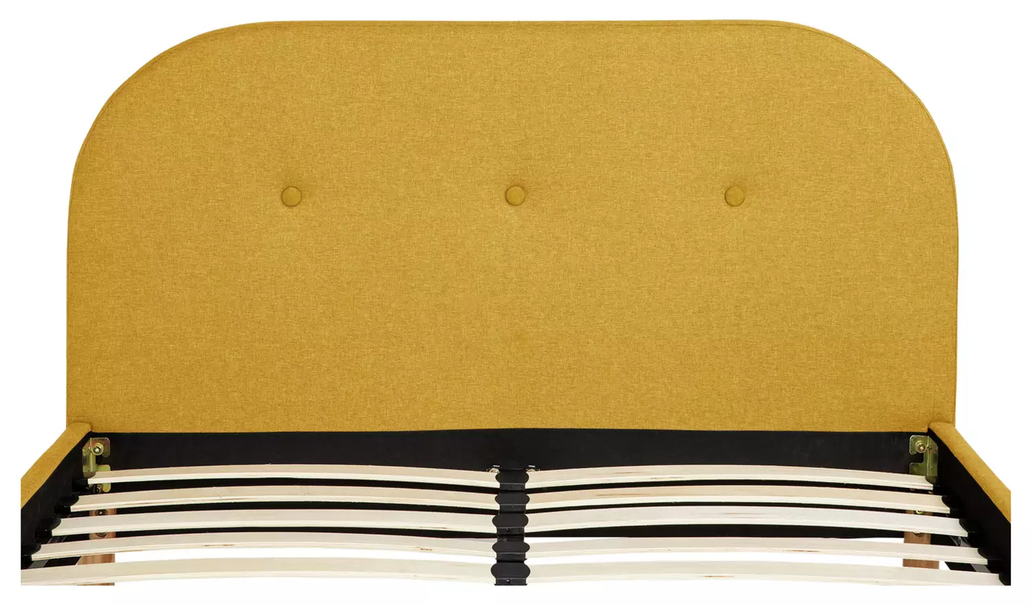 Habitat Elin Small Double Fabric Bed Frame - Yellow