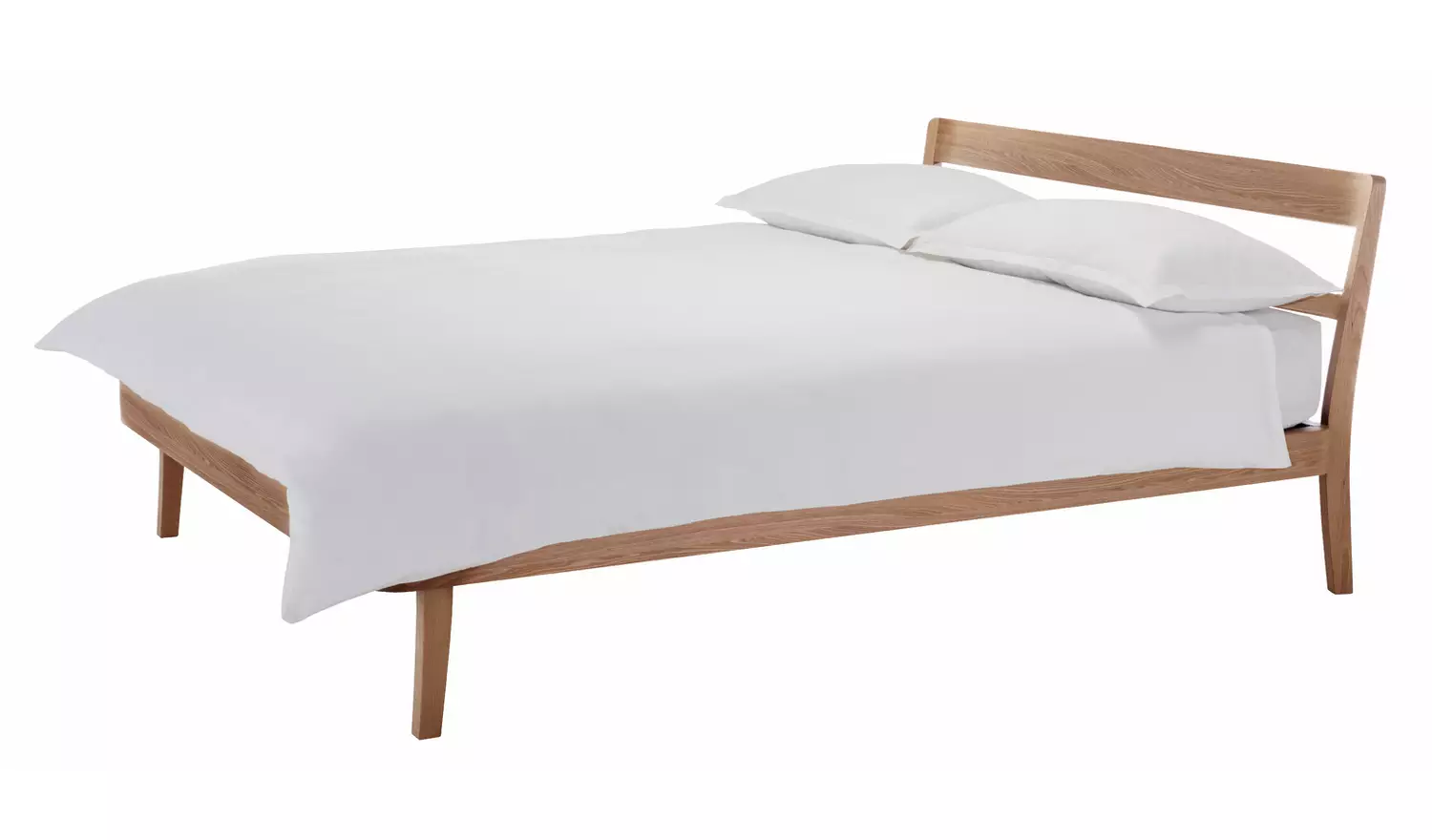 Habitat Tatsuma Kingsize Wooden Bed Frame - Ash