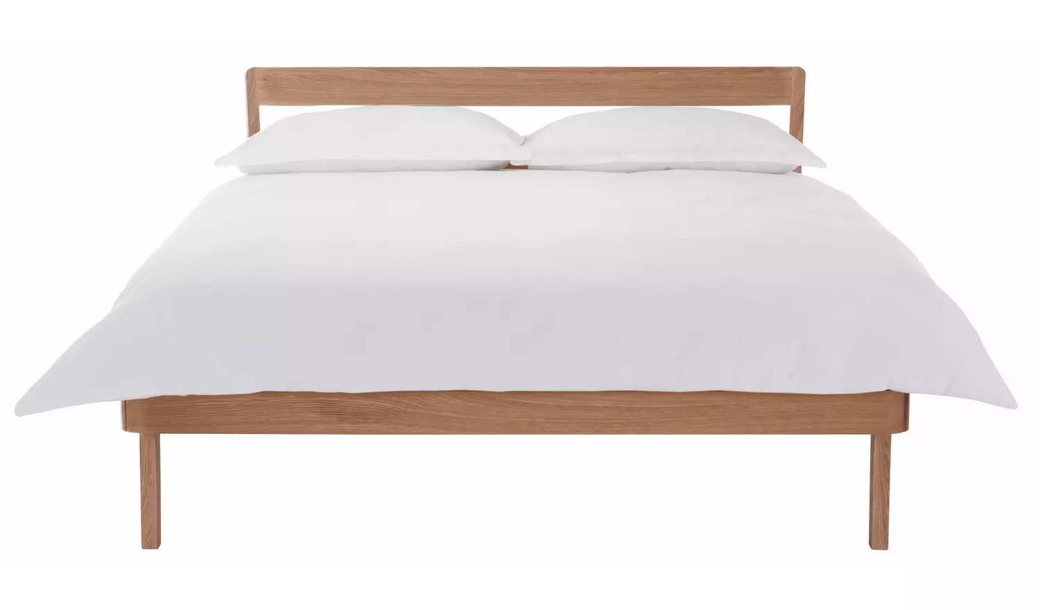Habitat Tatsuma Kingsize Wooden Bed Frame - Ash