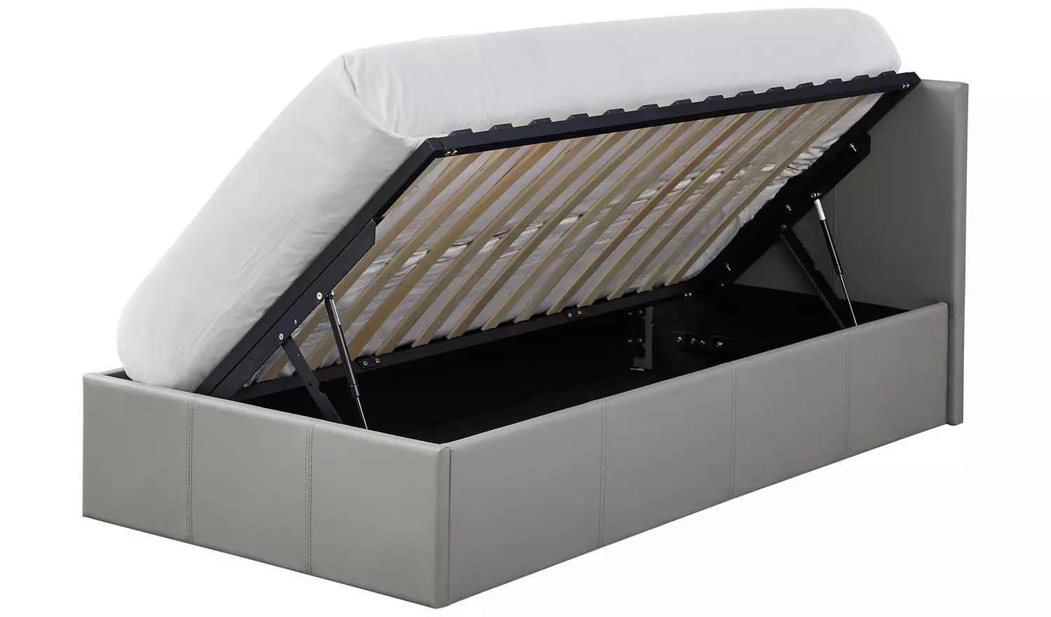 Argos Home Lavendon Single Side Open Ottoman Bed Frame- Grey