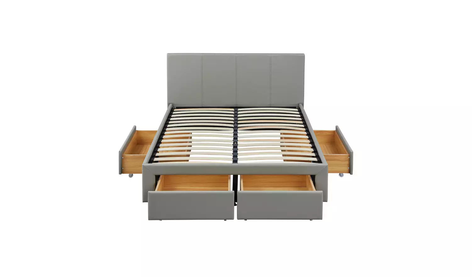Argos Home Lavendon 4 Drawer Double Bed Frame - Grey