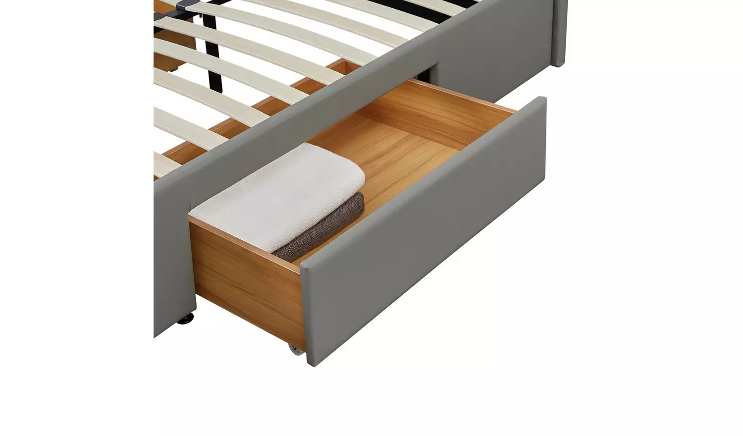 Argos Home Lavendon 4 Drawer Double Bed Frame - Grey