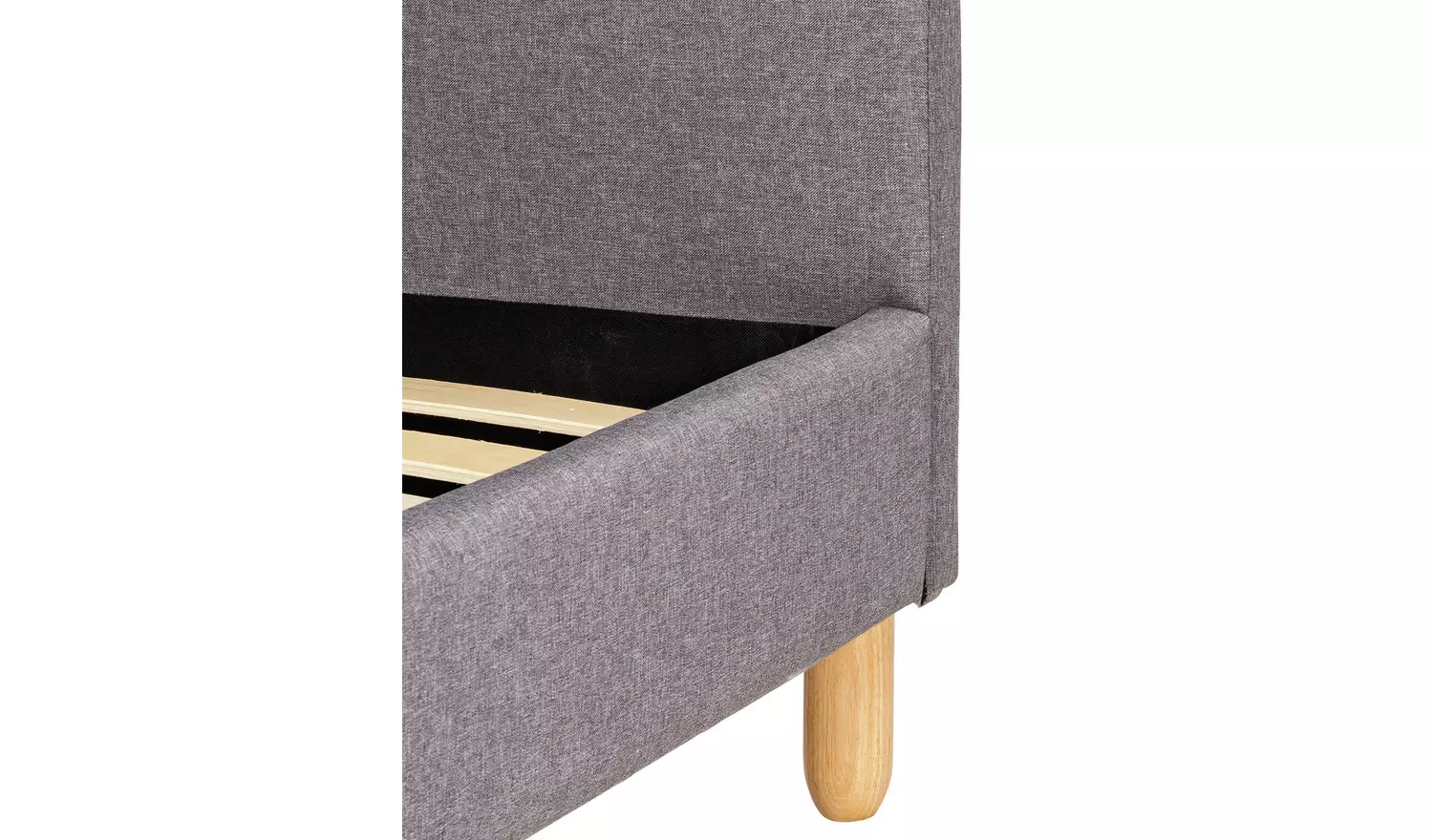 Habitat Elin Small Double Fabric Bed Frame - Light Grey