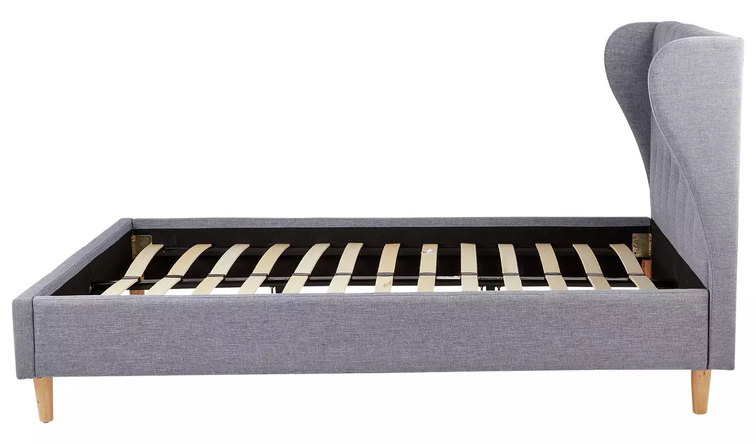 Argos Home Condor Kingsize Fabric Bed Frame - Grey