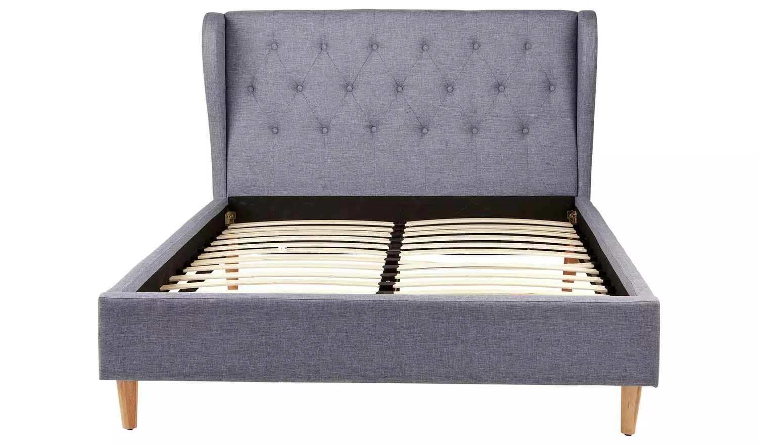 Argos Home Condor Kingsize Fabric Bed Frame - Grey