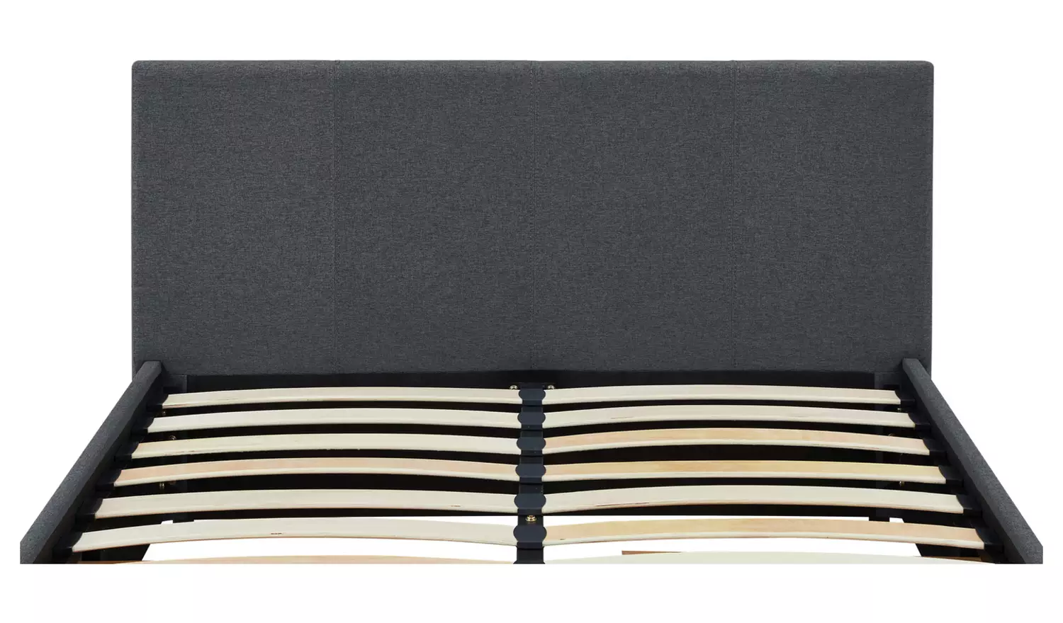 Argos Home Heathdon 4 Drawer Kingsize Fabric Bed Frame- Grey