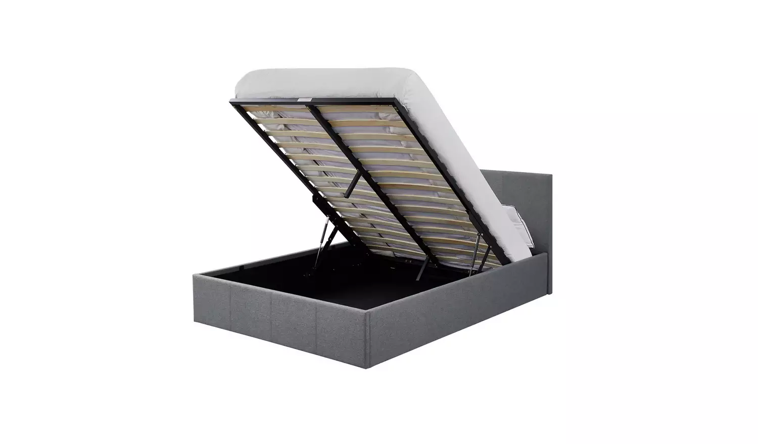 Argos Home Heathdon Kingsize End Lift Ottoman Bed - Grey