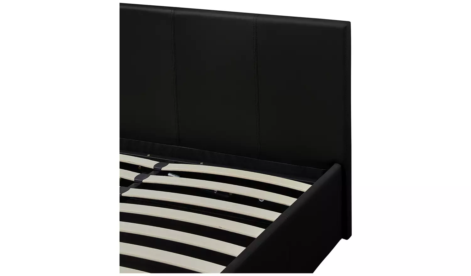 Argos Home Lavendon Small Double Side Open Ottoman Bed-Black