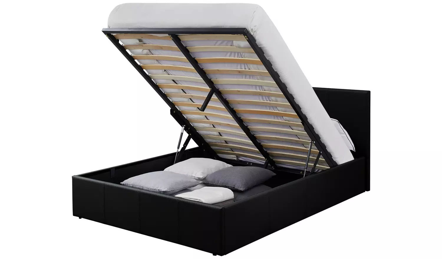 Argos Home Lavendon Double End Open Ottoman Bedframe - Black