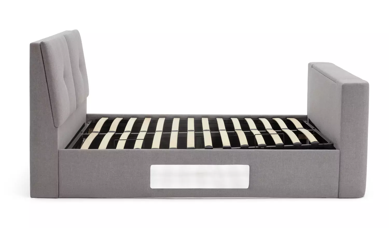 Argos Home Jakob Kingsize TV Ottoman Bed Frame - Grey