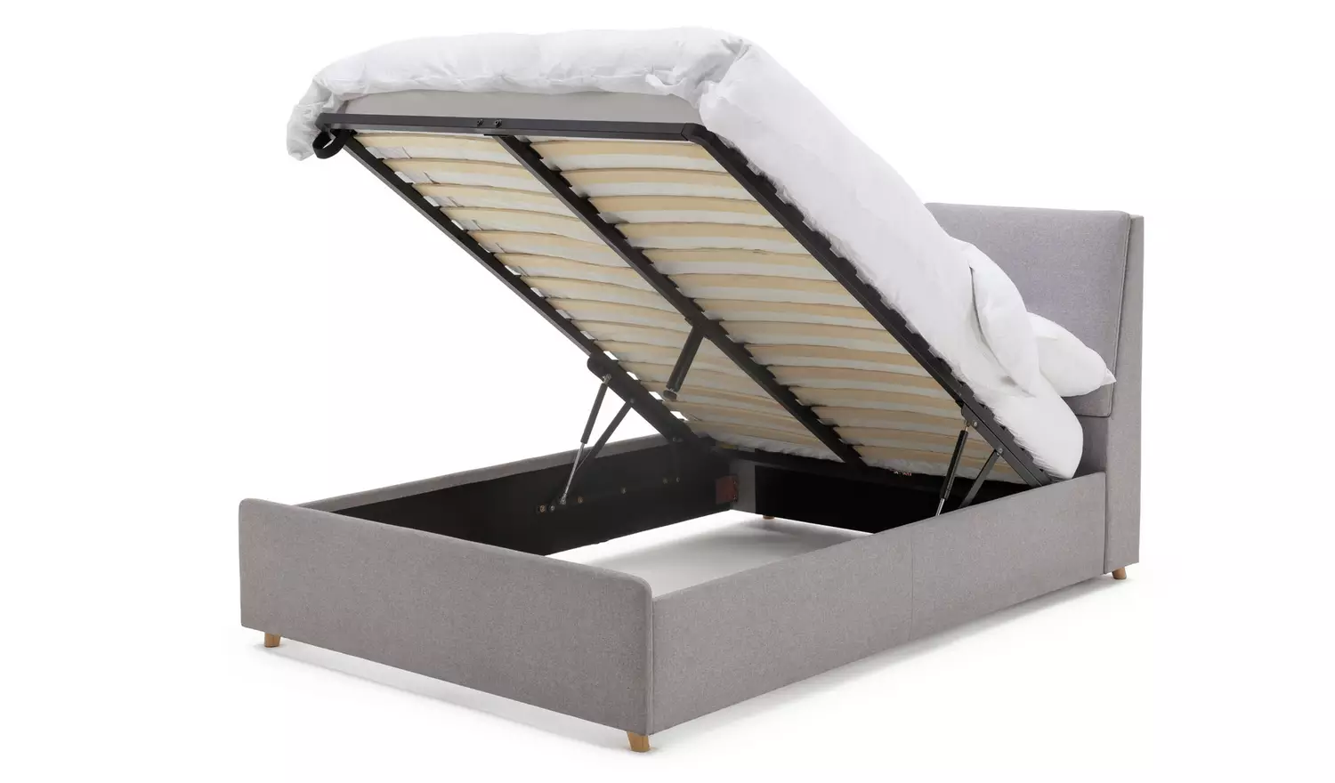 Argos Home Jakob Kingsize Ottoman Bed Frame - Grey