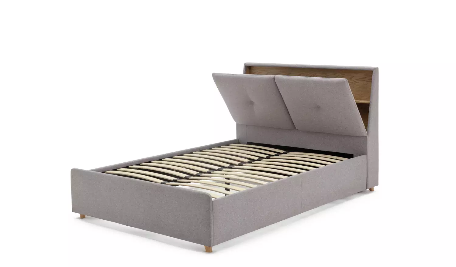 Argos Home Jakob Kingsize Ottoman Bed Frame - Grey