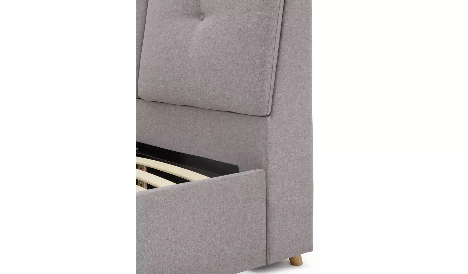 Argos Home Jakob Kingsize Ottoman Bed Frame - Grey