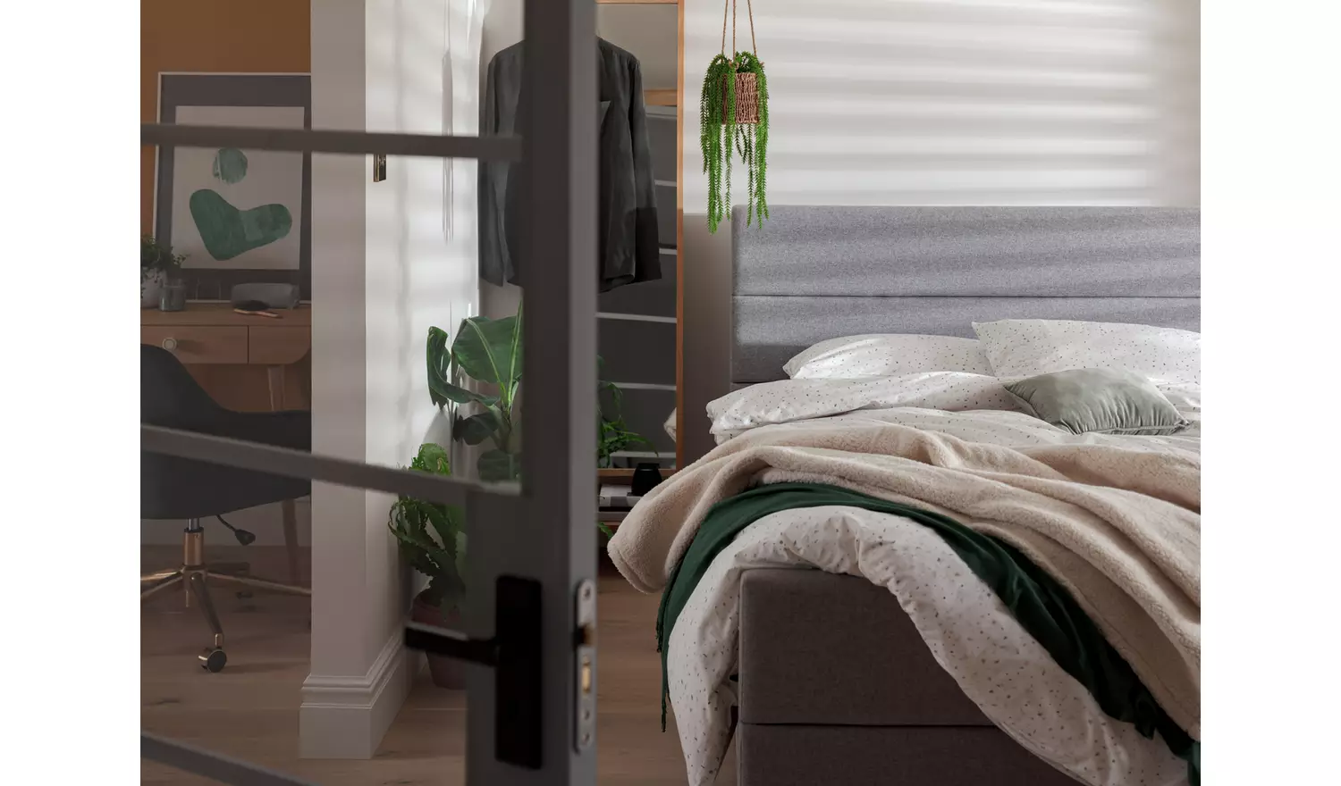 Argos Home Costa Fabric Superking Ottoman Bed Frame - Grey