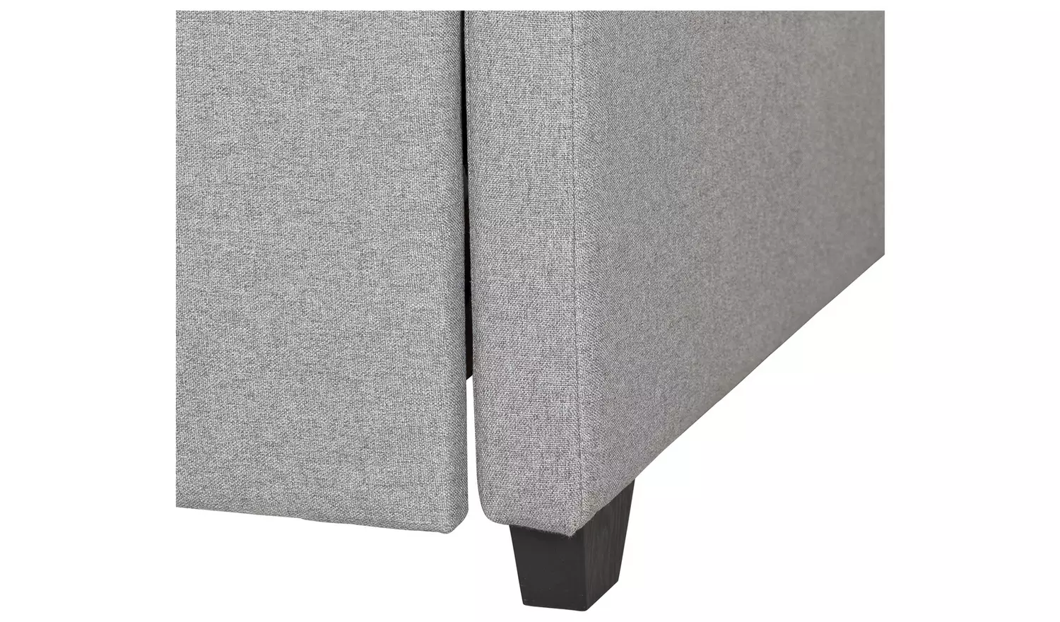 Argos Home Tamara Fabric Day Bed with Trundle - Grey