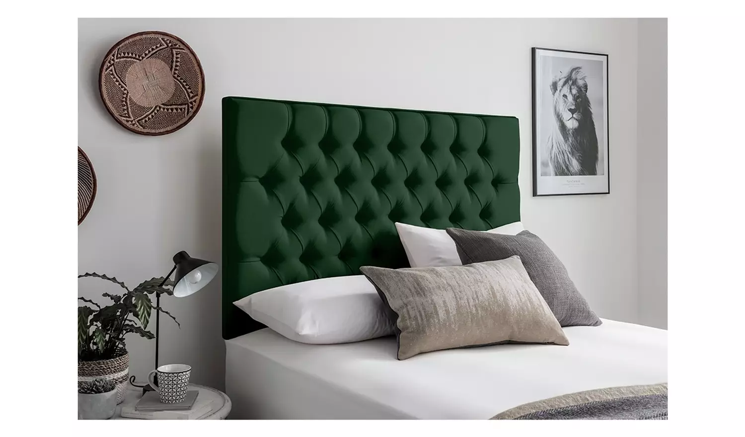 Silentnight Sassaria Double 2 Drawer Divan Set - Green