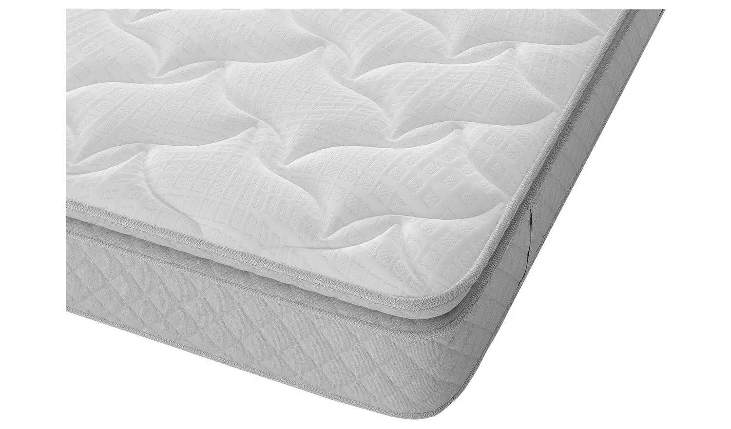 Sealy Abbot Pillowtop Kingsize 4 Drawer Divan Bed - Grey