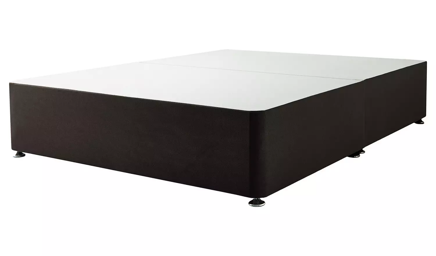 Silentnight Superking Divan Bed Base - Charcoal