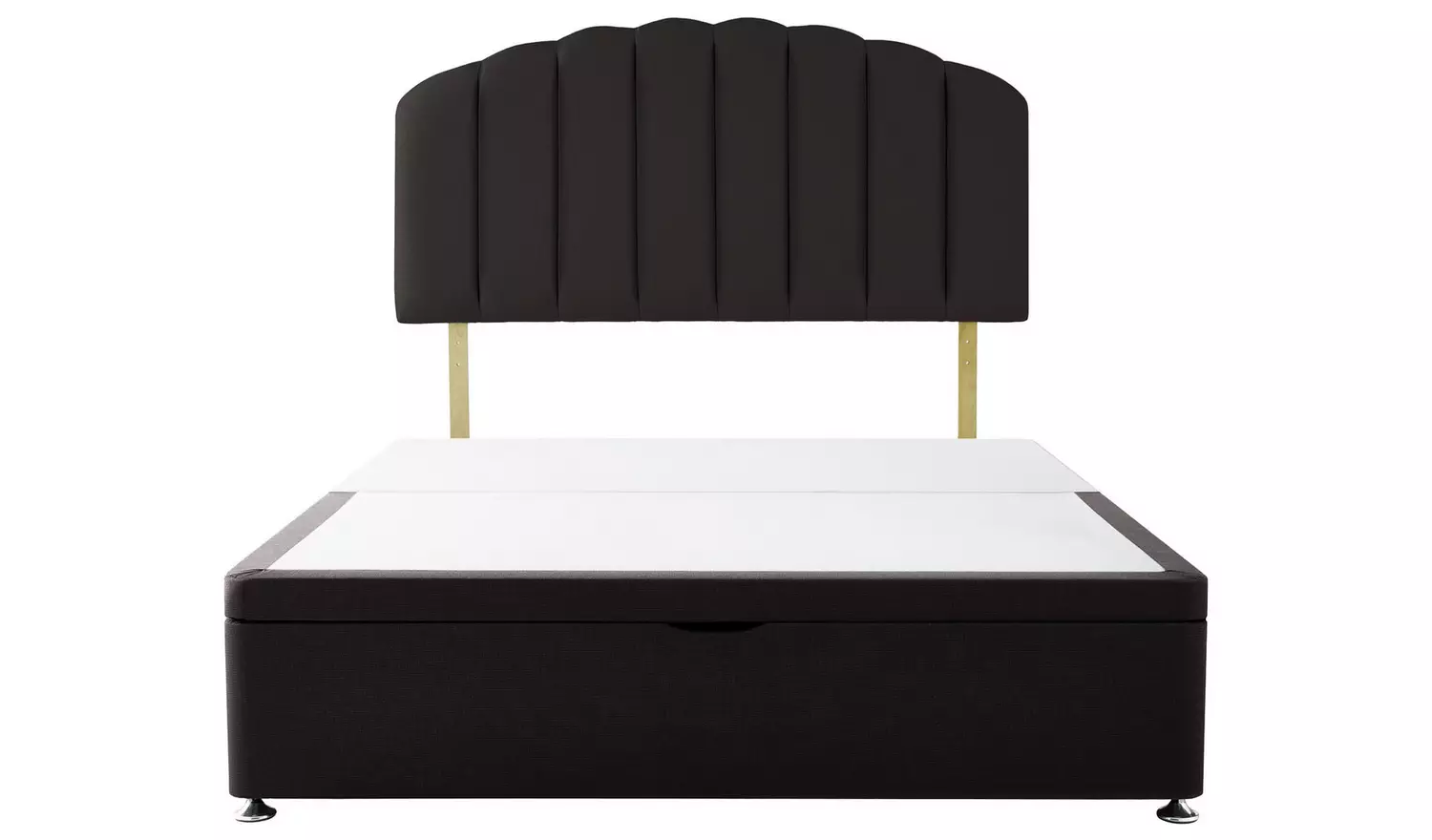 Silentnight Kingsize Half Ottoman Bed Base - Charcoal