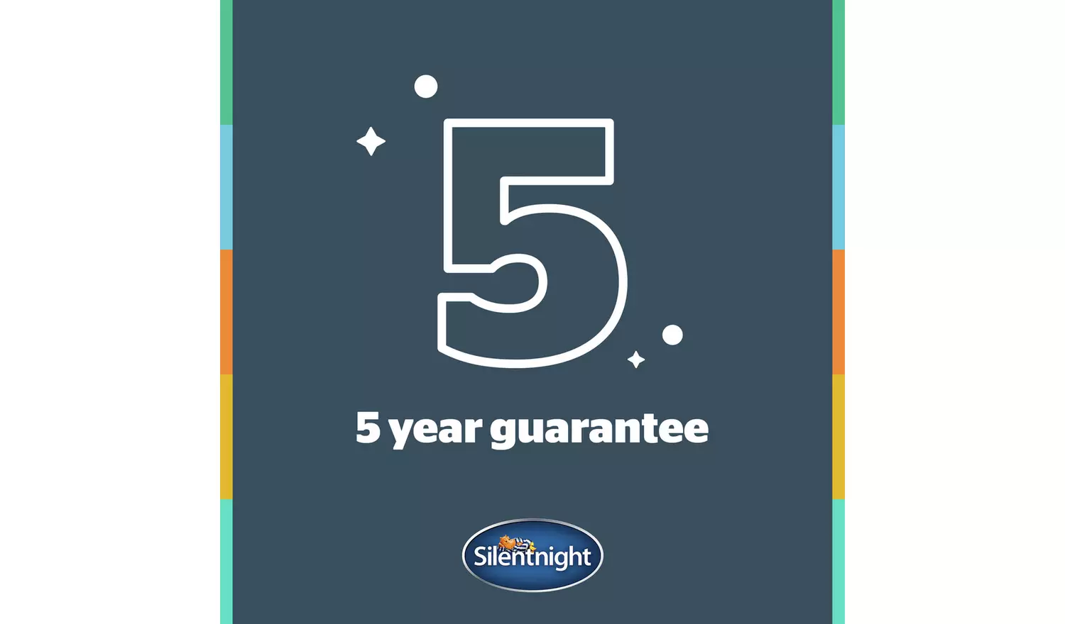 Silentnight Kingsize 2 Drawer Divan Bed Base - Charcoal