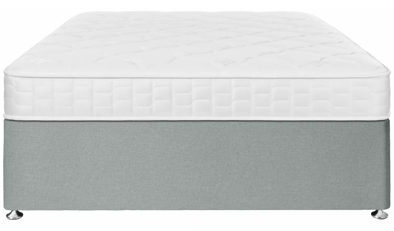 Argos Home Dalham Memory Double 2 Drawer Divan Bed - Grey