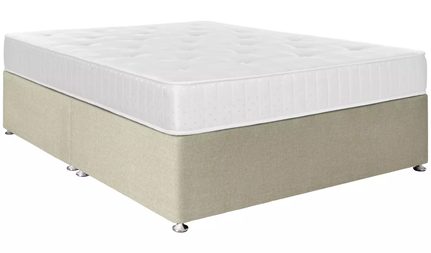 Argos Home Winslow Small Double Divan Bed - Natural