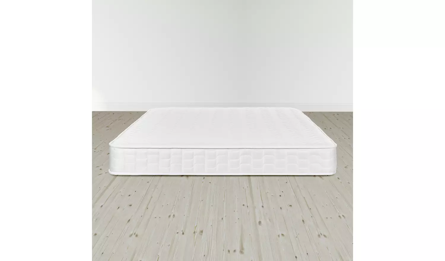 Argos Home Elmdon Memory Double 4 Drawer Divan Bed - Natural