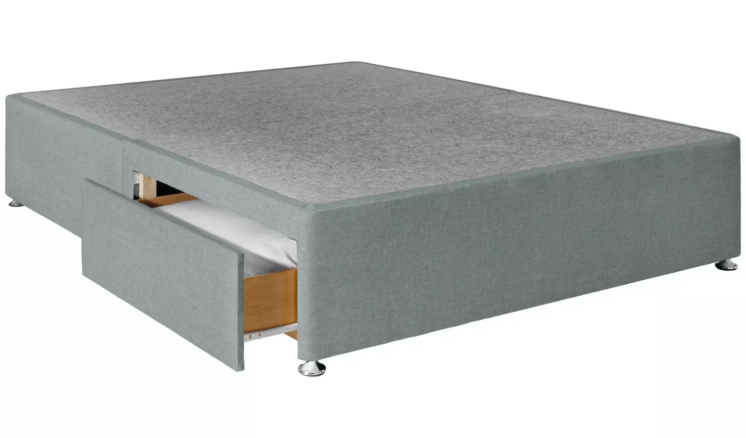 Argos Home Devon Small Double 2 Drawer Divan Bed - Grey