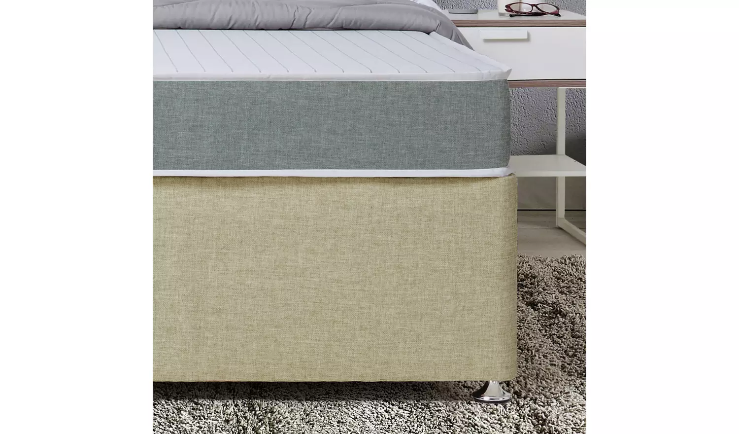 Argos Home Devon Single 2 Drawer Divan Bed - Natural